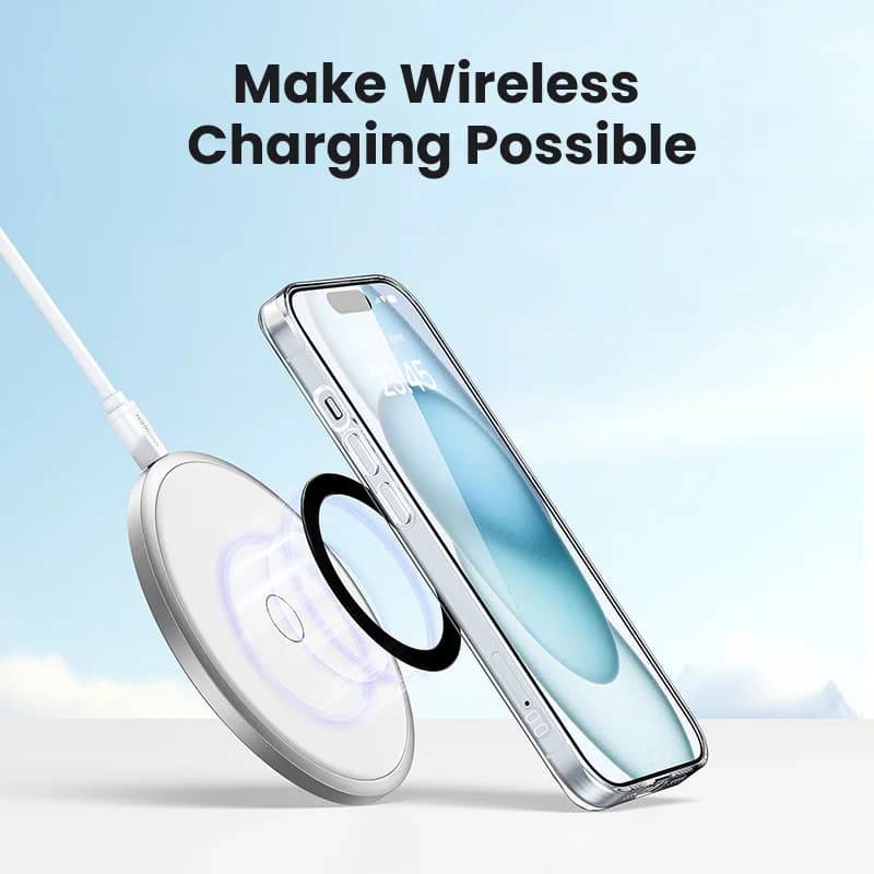 Magnetischer Metallring-Adapter für MagSafe-Wireless-Charging