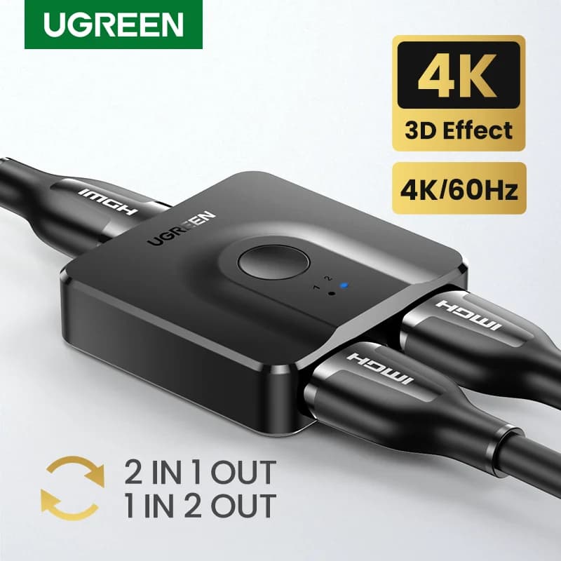 Bidirektionaler 4K HDMI-Splitter und Switcher