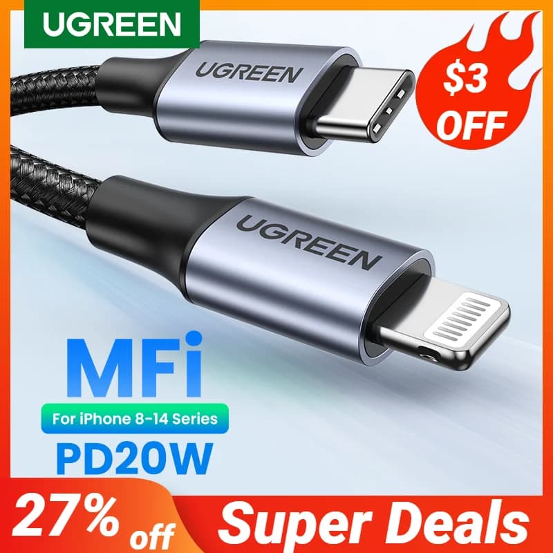 USB-C auf Lightning Kabel, 20W PD, MFi