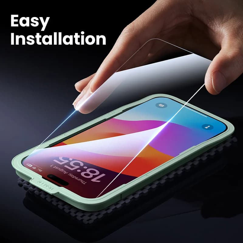 2er-Pack Panzerglas Displayschutzfolie für iPhone