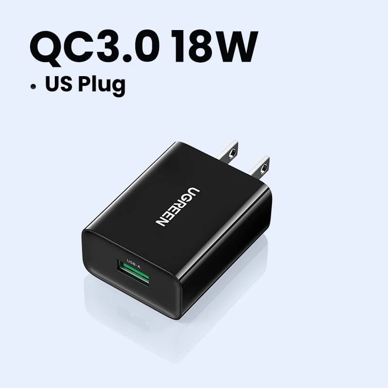 18W USB-Wandladegerät mit Quick Charge 3.0
