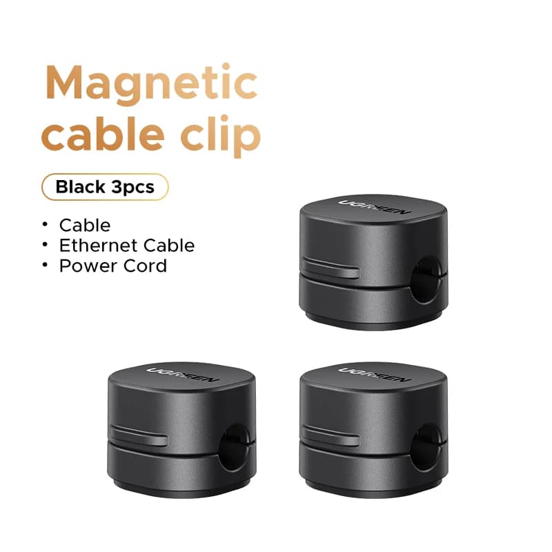 Magnetische Kabelhalter für den Schreibtisch