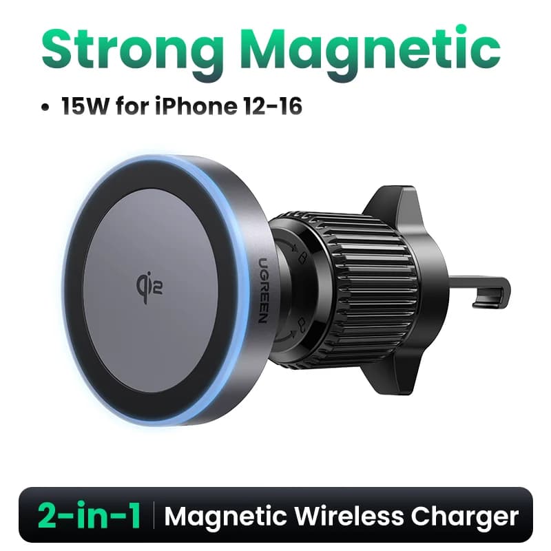 Qi2 Magnetischer kabelloser Auto-Ladeständer, 25W